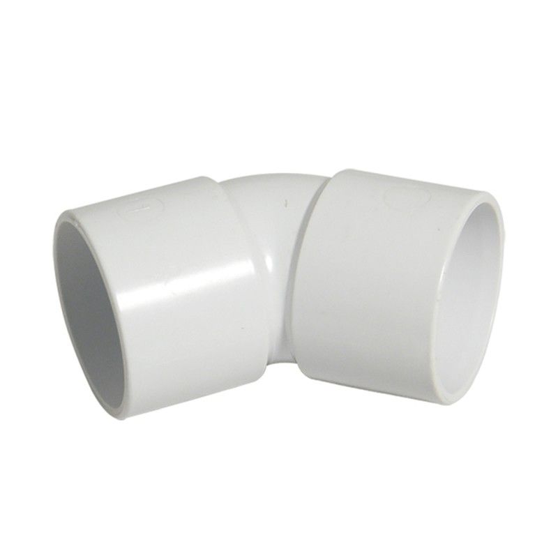 FloPlast Solvent Weld Waste Bend - 135 Degree x 40mm White