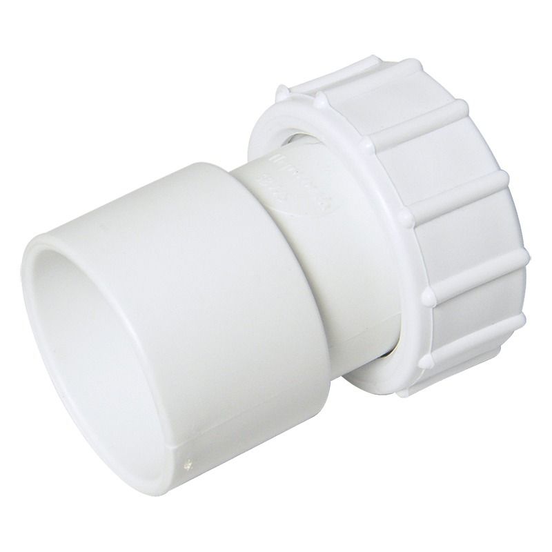 FloPlast Solvent Weld Waste Cap & Lining - 40mm White