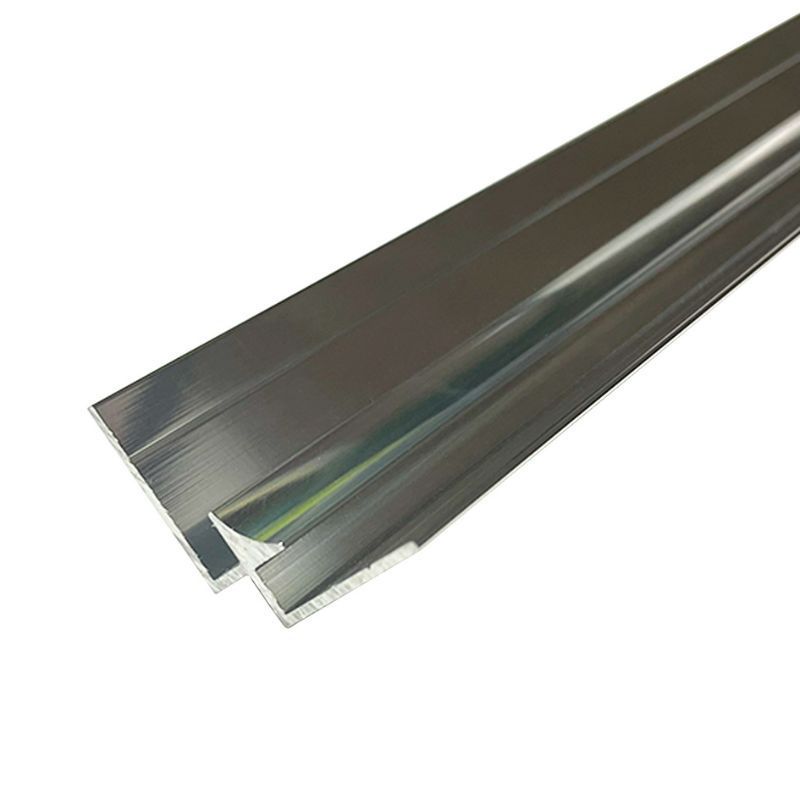 Compact Composite Wall Panel 4mm Internal Corner - 2450mm Polished Silver