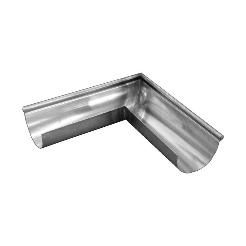 Zinc Half Round Gutter External Corner - 135 Degree x 125mm
