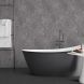 Bathroom Wall Panel - 1000mm x 2400mm x 10mm Grey Concrete Bathroom Wall Panel