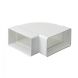 Monsoon Rectangular Ventilation Duct Horizontal Elbow - 220mm x 90mm