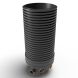 Inspection Chamber Set - 600mm Diameter x 1960mm Depth with 110mm Channel & 110mm Inlets