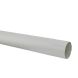 Lindab Aluminium Intermediate Pipe - 87mm x 1mtr White