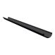 Lindab Half Round Aluminium Gutter - 125mm x 3mtr Black