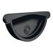 Lindab Aluminium Gutter Self-Locking Stop End - 125mm Black