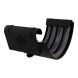 Lindab Aluminium Gutter Union with Rubber Seal - 150mm Black