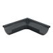 Lindab Aluminium Gutter External Angle 90 - 125mm Anthracite Grey