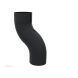 Lindab Aluminium One-Piece Offset - 100mm Black