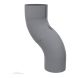 Lindab Aluminium One-Piece Offset - 100mm Silver Metallic