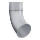 Lindab Aluminium Pipe Shoe - 100mm Silver Metallic