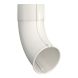 Lindab Aluminium Pipe Shoe - 100mm White