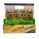 ProSolve Ratchet Strap Pack of 4 - 750kg - 25mm x 5mtr Green