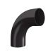 Lindab Steel Conical Downpipe Bend 85 - 87mm Coffee Brown