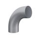 Lindab Steel Conical Downpipe Bend 85 - 87mm Silver Metallic