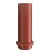 Lindab Steel Drain Shoe - 87mm Tile Red