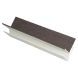 FloPlast Shiplap Cladding Internal Corner - 5mtr Anthracite Grey Woodgrain