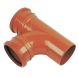 FloPlast Drainage Junction Double Socket - 87.5 Degree x 110mm