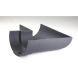 Cast Iron Deep Half Round Gutter Left Hand Angle - 90 Degree x 100mm Primed