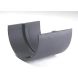 Cast Iron Deep Half Round Gutter Union - 100mm Primed