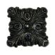 FloPlast Cast Iron Effect Gutter Motif Square Decorative - Standard - Large