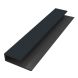 Anthracite Grey Woodgrain Hollow Soffit J Trim - 5mtr