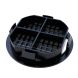 Circular Soffit Vent - Black Smooth
