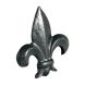 FloPlast Cast Iron Effect Gutter Motif Fleur-De-Lis - Small 40mm