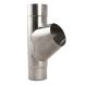 Lindab Magestic Steel Downpipe Branch 120mm - 120mm Galvanised