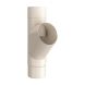 Lindab Steel Downpipe Branch 87mm - 87mm Antique White