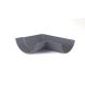 Cast Iron Half Round Gutter Right Hand Angle - 90 Degree x 115mm Primed