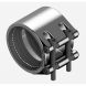 Cast Iron Halifax Soil Coupling Zinc Plated High Performance - 150mm