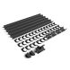 FloPlast 20mtr 170mm Industrial/Xtraflo Gutter Kit - Standard - Black