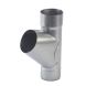 Galeco Steel Downpipe Branch - 87mm Galvanised