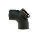 Mech 416 Cast Iron Soil Short Radius Bend with Back Door - 88 Degree x 70mm