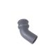 Cast Iron Round Downpipe Bend - 135 Degree x 75mm Primed