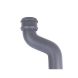 Cast Iron Round Downpipe Offset - 150mm Projection 100mm Primed