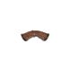 FloPlast Half Round Gutter Adjustable Angle - 50 to 156 Degree x 112mm Brown