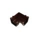 FloPlast Ogee Gutter Internal Angle - 90 Degree x 110mm x 80mm Brown