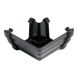 FloPlast Ogee Gutter External Angle - 90 Degree x 110mm x 80mm Cast Iron Effect