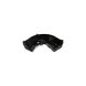FloPlast Square Gutter Adjustable Angle - 50 to 156 Degree x 114mm Black