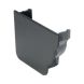 FloPlast Ogee Gutter Internal Stopend Left Hand - 110mm x 80mm Cast Iron Effect