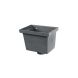 Cast Iron Rectangular Standard Hopper Head Plain Outlet - 255mm for 75mm Downpipe Grey Primed
