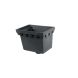 Cast Iron Rectangular Standard Hopper Head Castellated Outlet - 255mm for 75mm Downpipe Grey Primer