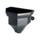 FloPlast Cast Iron Effect Ogee Gutter Hopper - 65/68mm