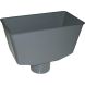 FloPlast Downpipe Universal Round/ Square Hopper - Grey