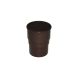 FloPlast Mini Gutter Downpipe Socket - 50mm Brown