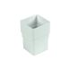 FloPlast Square Downpipe Socket - 65mm White