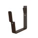 Lindab Rectangular Steel Gutter 70mm Flex-Fit Fascia Bracket - 140mm Brown