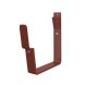 Lindab Rectangular Steel Gutter 70mm Flex-Fit Fascia Bracket - 140mm Tile Red